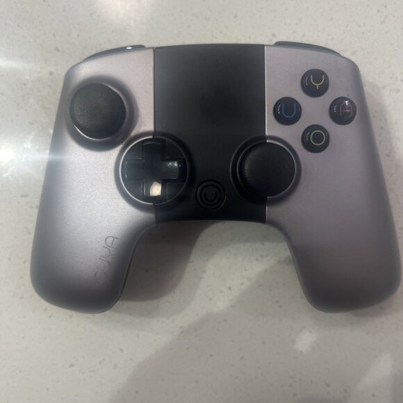OUYA Game Controller Wireless Bluetooth Model OGC1 Black/Silver Oem (Powers On) - Picture 1 of 2